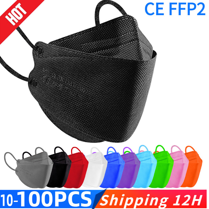 Fish Mask KN95 Mascarillas FPP - Disposable Surgical Mask 评论和价格