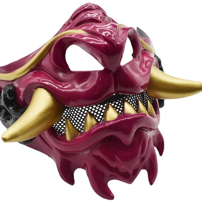 Half Face Devil Samurais Mask  - Respirator Half Face 评论和价格