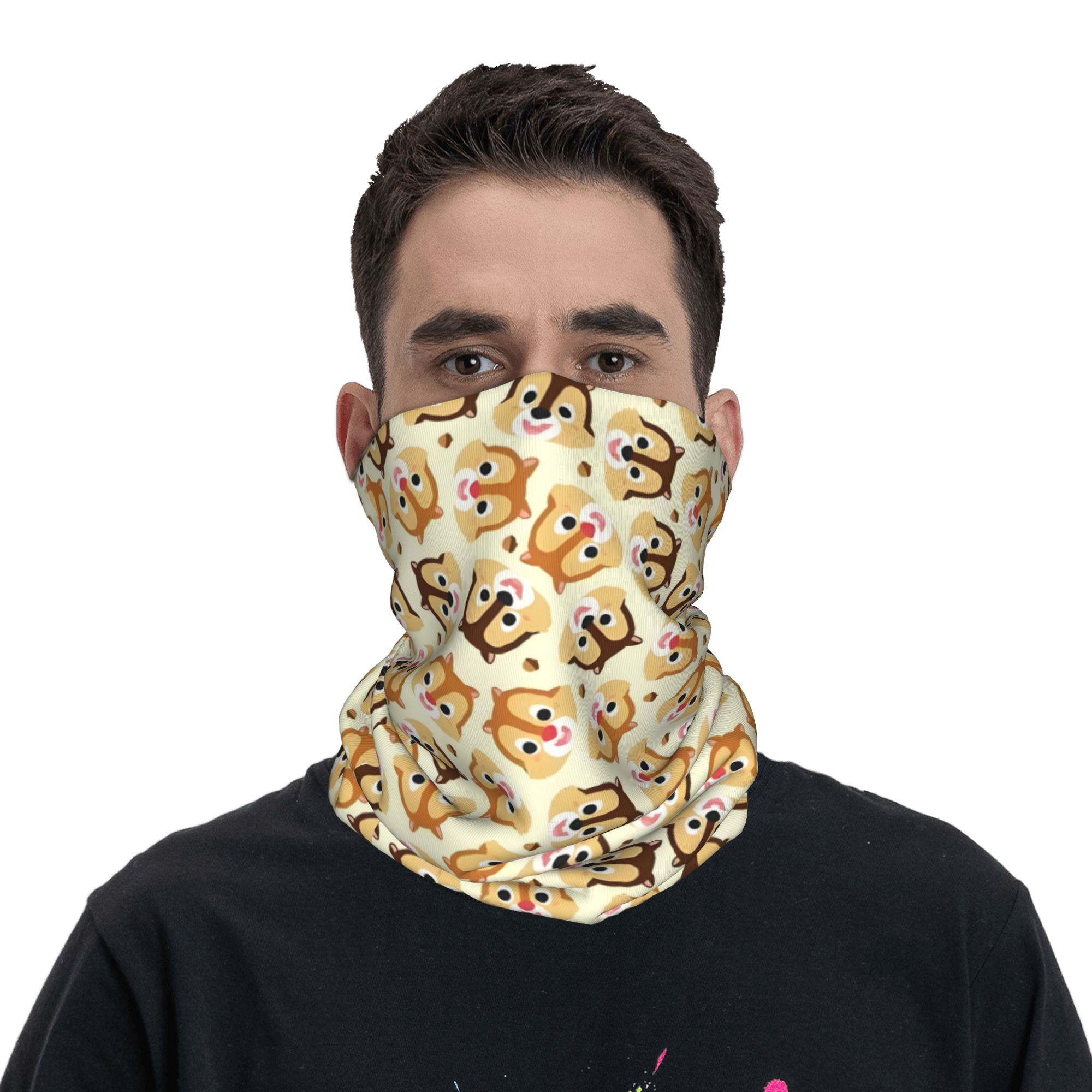 Custom Classic C-Chip And D-Da - Neck Gaiter Face Cover 评论和价格
