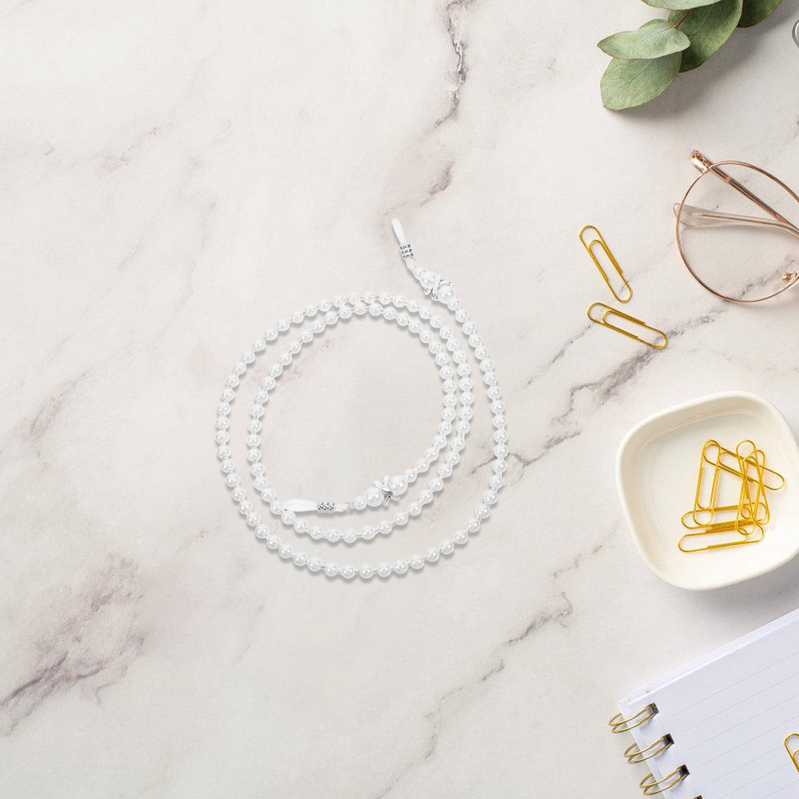 Pearl Eyeglass Chain Anti-Slip - Mask Chain Holder 评论和价格