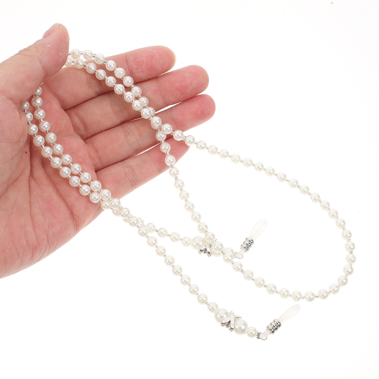 Pearl Eyeglass Chain Anti-Slip - Mask Chain Holder 评论和价格