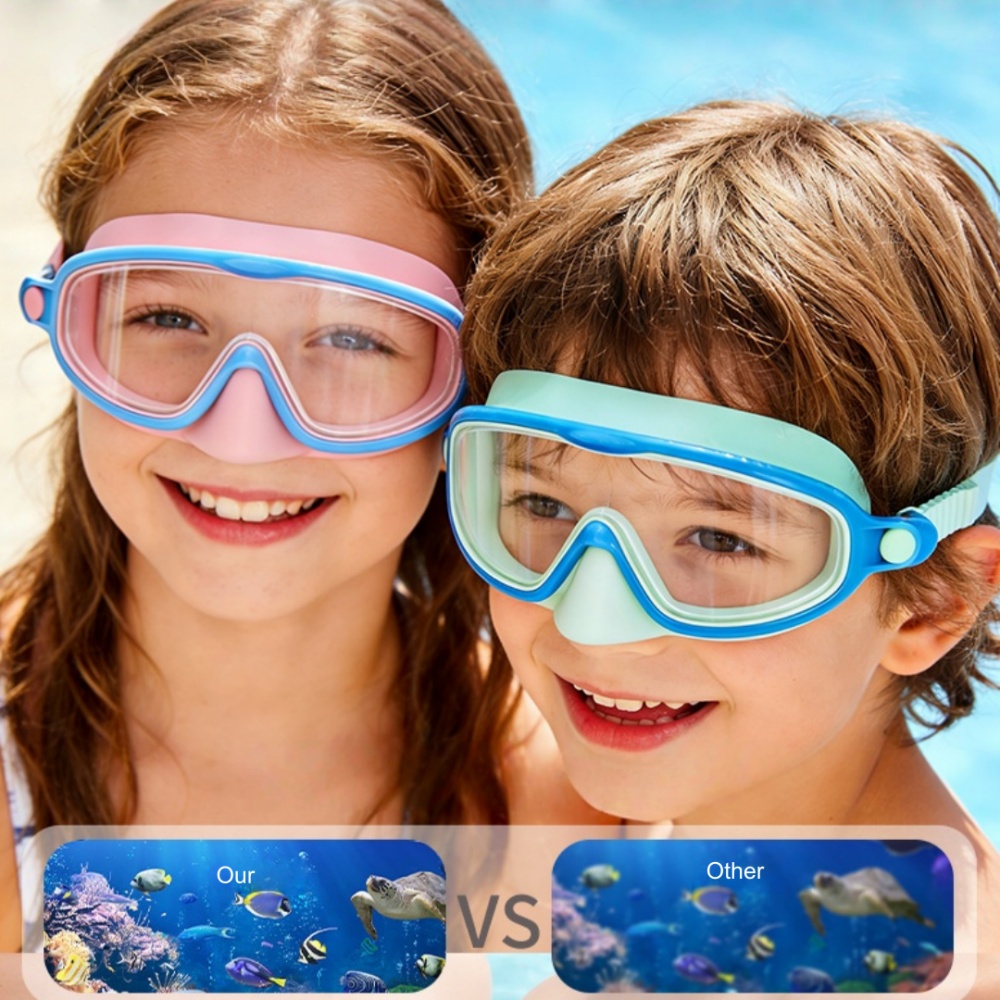 Kids Swimming Goggles with Nos - Anti Pollution Mask 评论和价格
